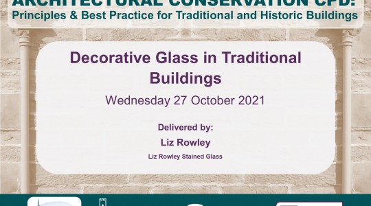 Decorative Glass in Traditional Buildings poster
